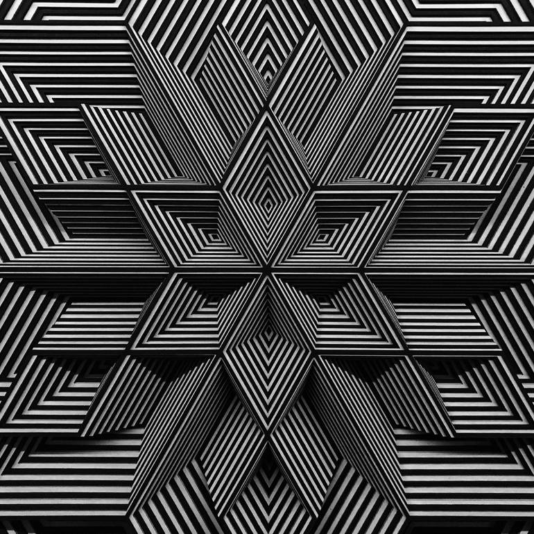 Original Abstract Geometric Sculpture by - Myoshka