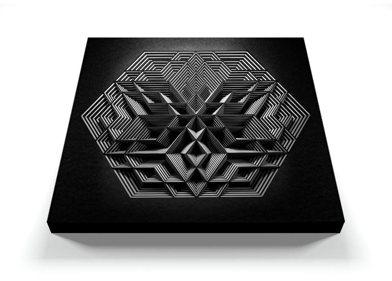 Original Abstract Geometric Sculpture by - Myoshka