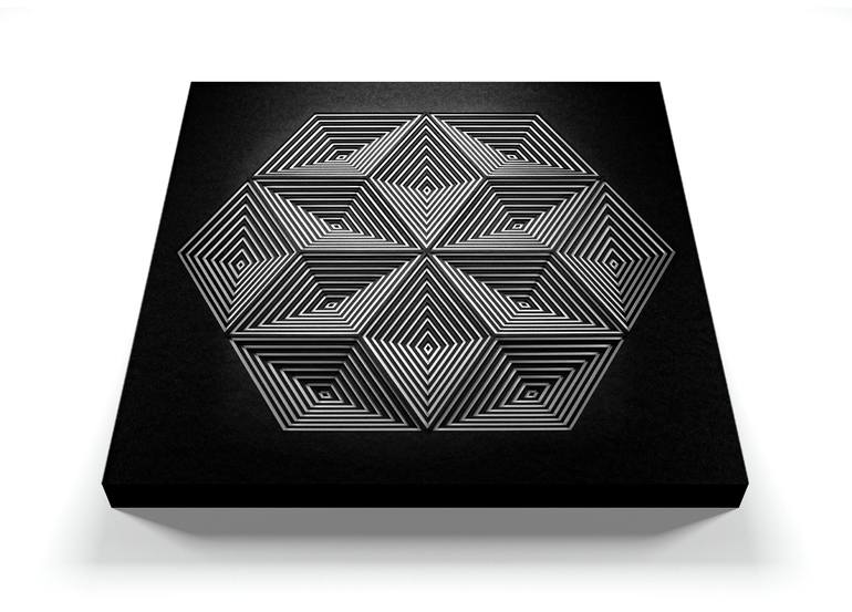 Original Abstract Geometric Sculpture by - Myoshka