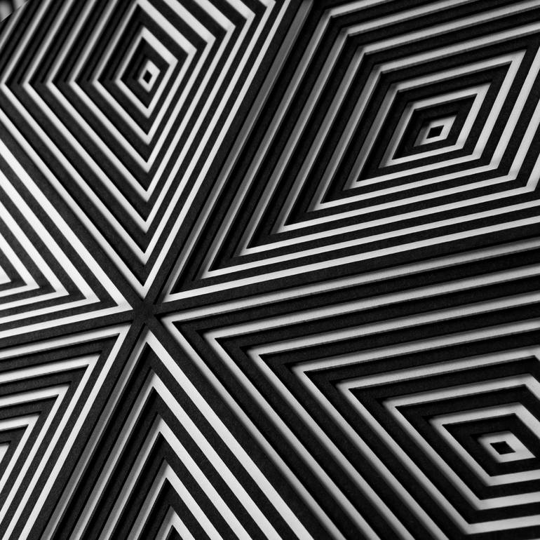 Original Abstract Geometric Sculpture by - Myoshka