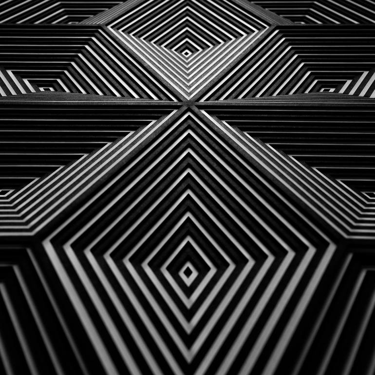 Original Abstract Geometric Sculpture by - Myoshka