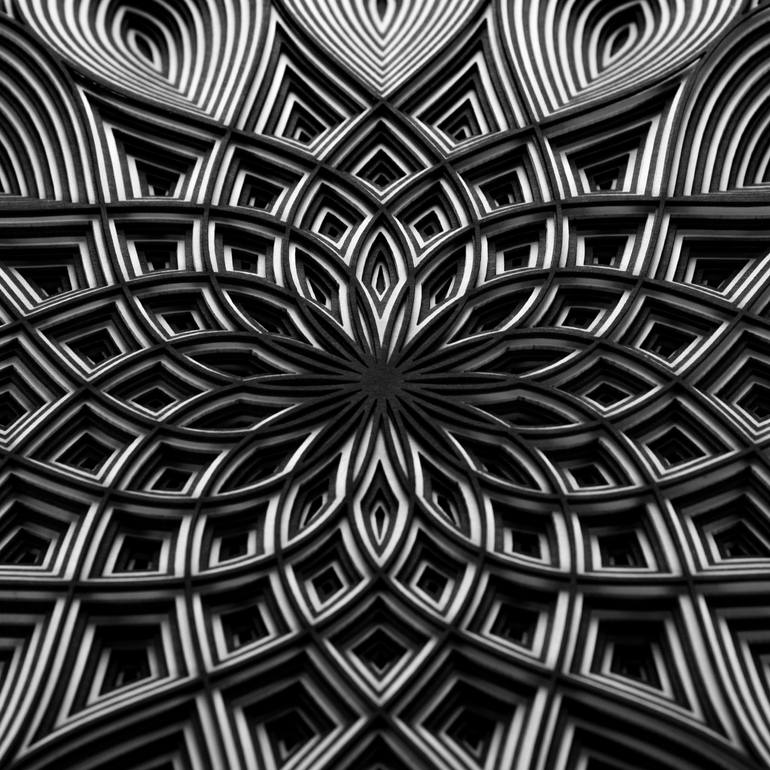 Original Abstract Geometric Sculpture by - Myoshka