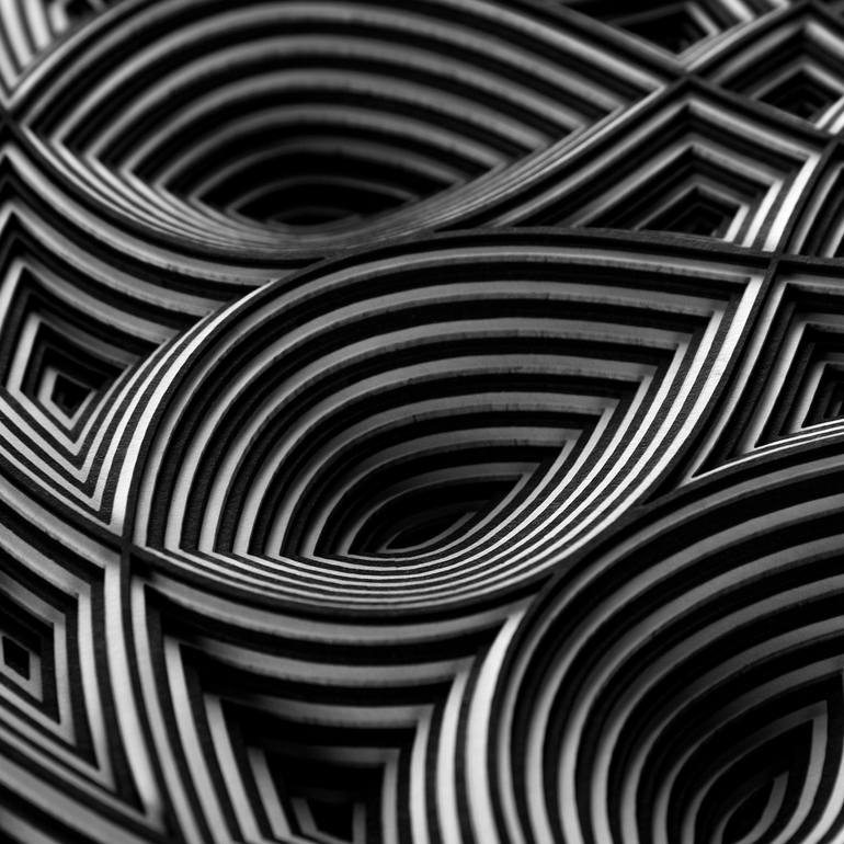 Original Abstract Geometric Sculpture by - Myoshka