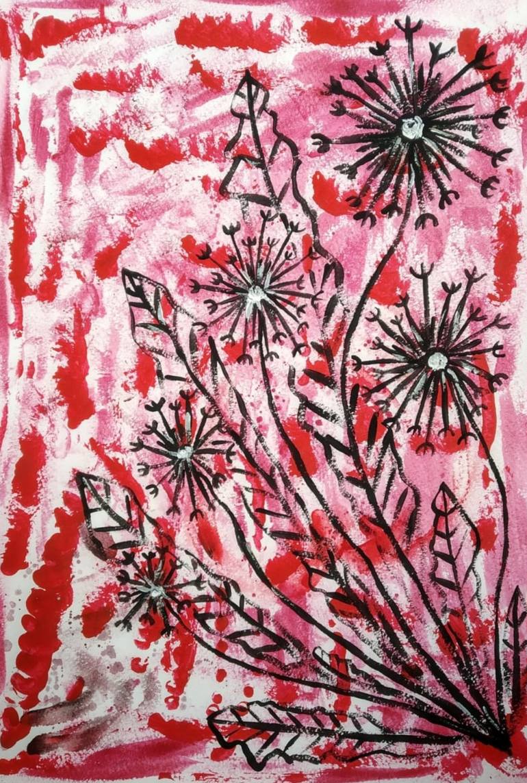 Red Daffodils - Print
