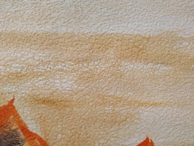 Original Abstract Landscape Painting by Moon Abbasova