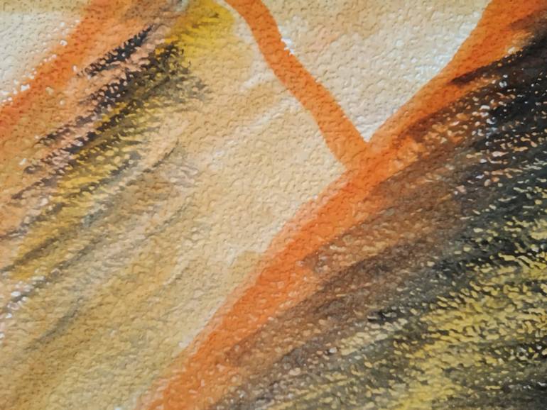 Original Abstract Landscape Painting by Moon Abbasova