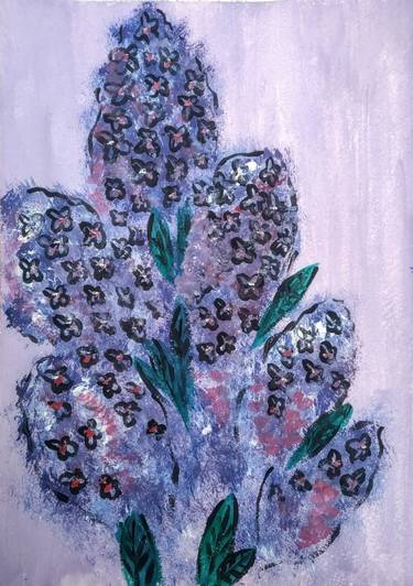 Print of Impressionism Floral Paintings by Moon Abbasova