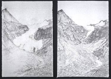 Original Abstract Expressionism Nature Drawings by Paolo Albertelli - Mariagrazia Abbaldo