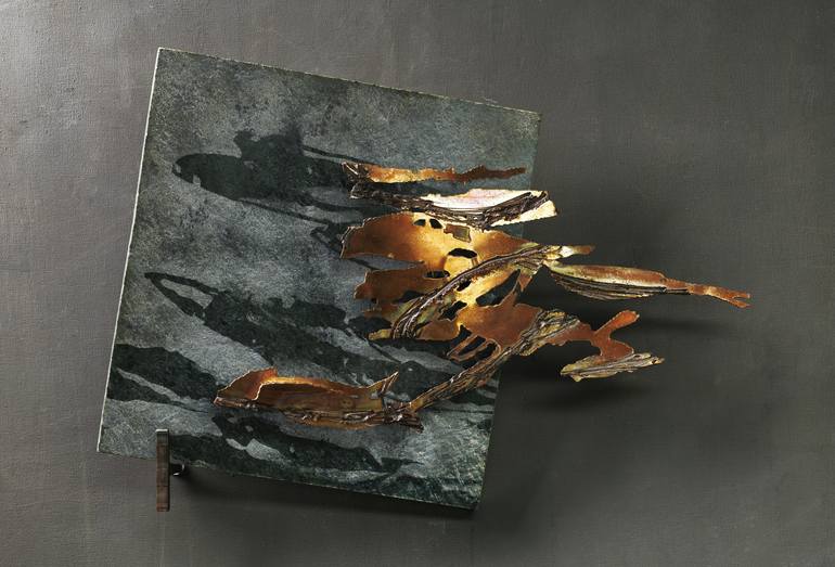 Original Figurative Fish Sculpture by Paolo Albertelli - Mariagrazia Abbaldo