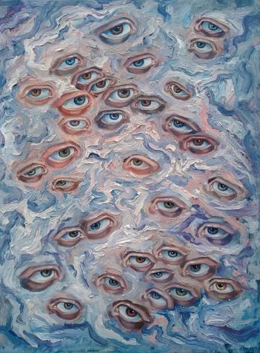 Original Figurative Abstract Painting by Elizaveta Rat