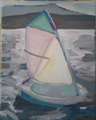 Original Boat Paintings by Kristina Ray