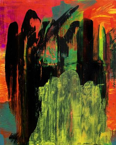 Original Abstract Expressionism Abstract Paintings by Doug Abram