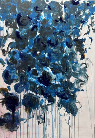 Original Abstract Expressionism Floral Paintings by Cassandra Gaisford