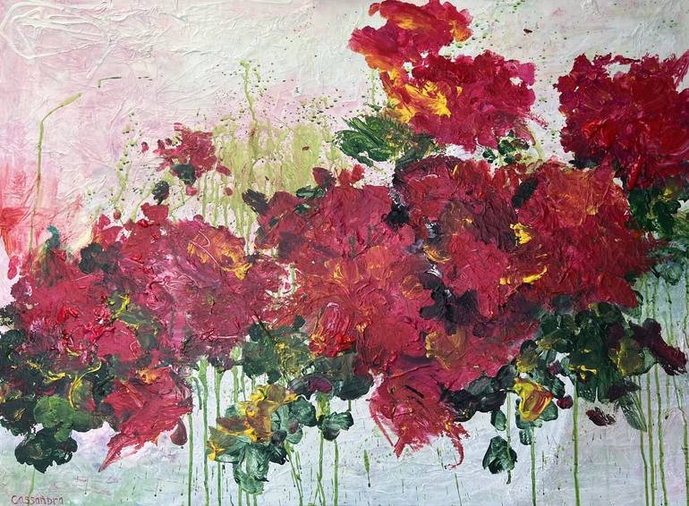 Print of Floral Painting by Cassandra Gaisford