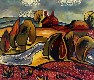 Landscape - Original on Lacquer Board thumb