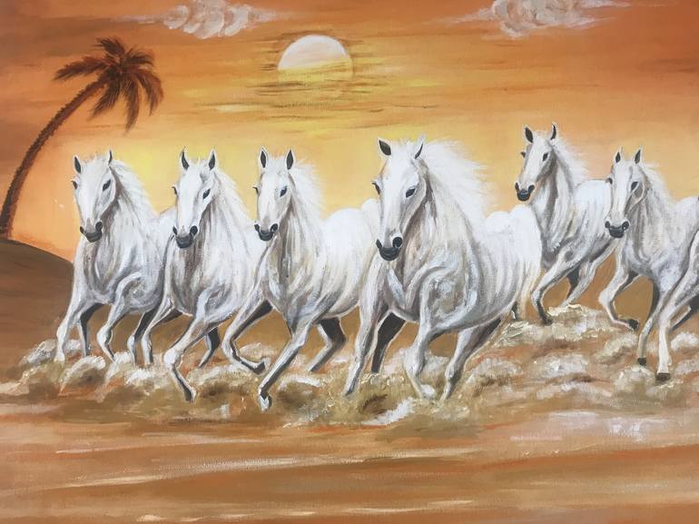 Original Horse Painting by ANITA JAIN