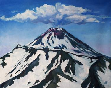 Original Photorealism Landscape Painting by Alfia Koral