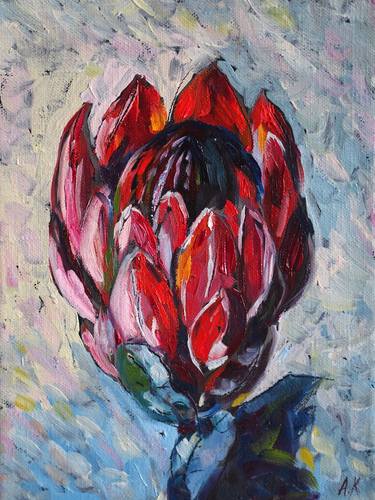 Print of Expressionism Floral Paintings by Alfia Koral