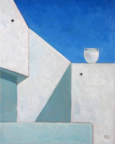 Greece geometry. White and blue #2 thumb