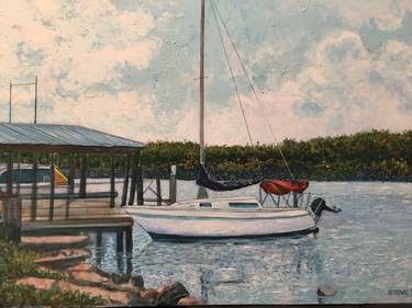 Original Impressionism Sailboat Paintings by Brian Newman