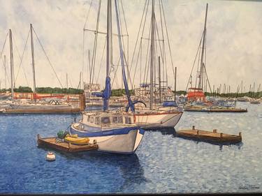 Original Sailboat Paintings by Howard Newman