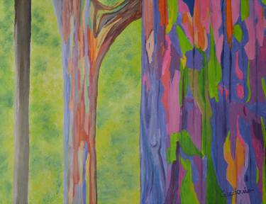 Print of Expressionism Tree Paintings by Celedonia Ramón Muro