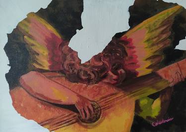 Original Figurative Religion Paintings by Celedonia Ramón Muro