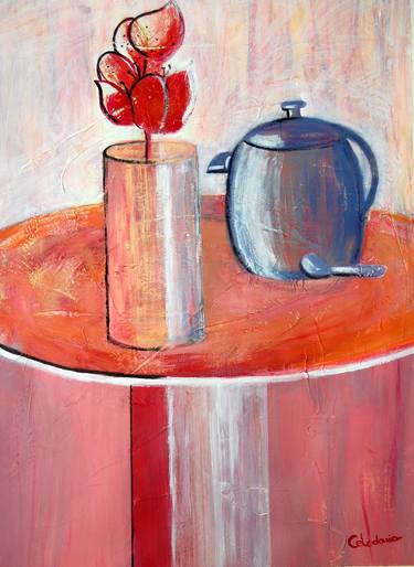 Original Fine Art Still Life Paintings by Celedonia Ramón Muro