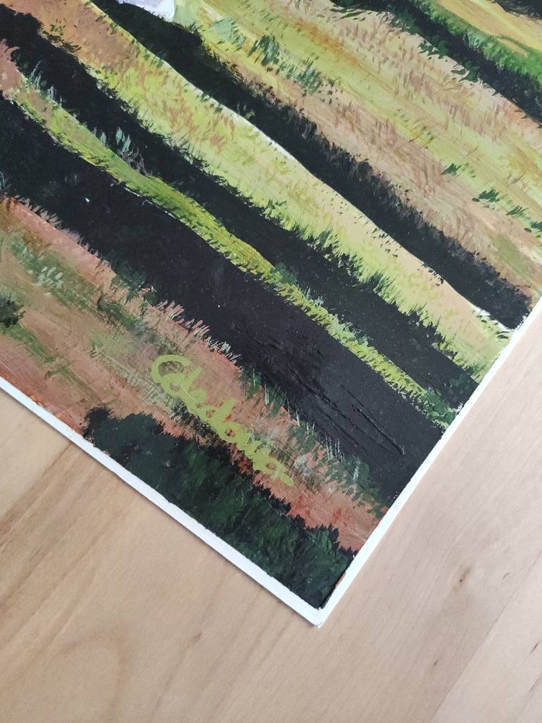 Original Figurative Landscape Painting by Celedonia Ramón Muro