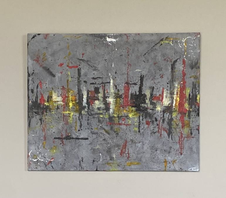 Original Modern Abstract Painting by carly gardne