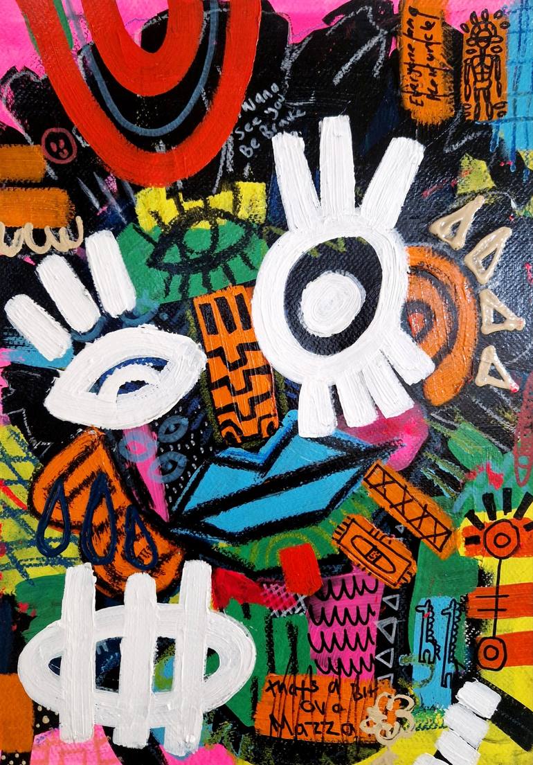 Original Abstract Expressionism Abstract Paintings by Charmaine Chanakira