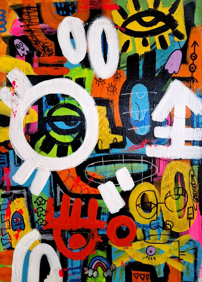 Original Abstract Expressionism Abstract Paintings by Charmaine Chanakira