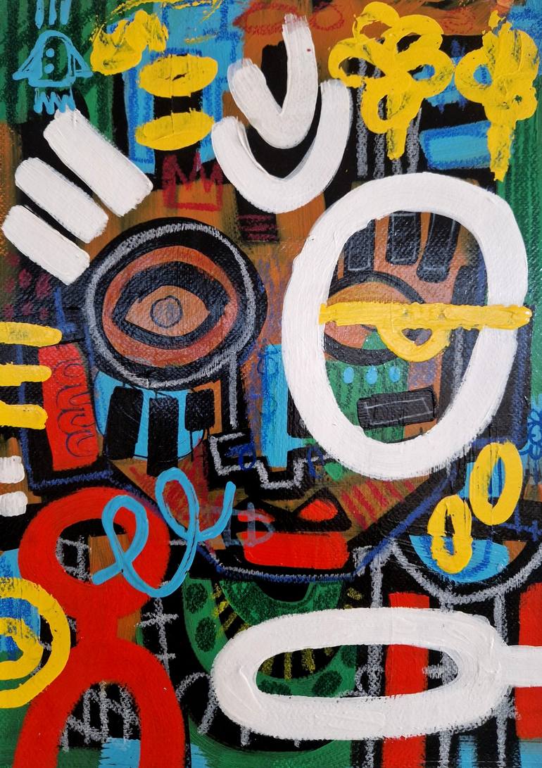 Original Abstract Expressionism Abstract Paintings by Charmaine Chanakira