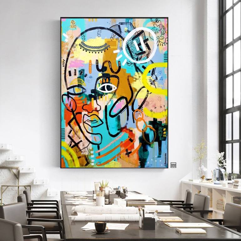 Original Expressionism Abstract Painting by Charmaine Chanakira