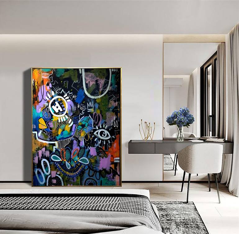 Original Abstract Painting by Charmaine Chanakira