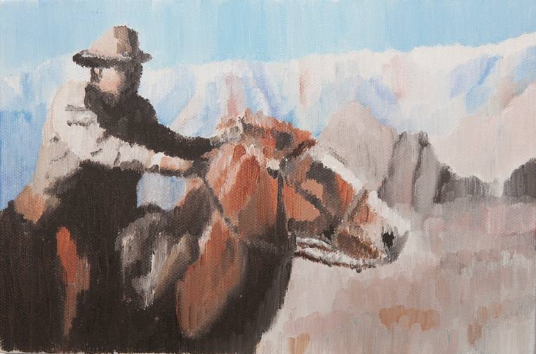 Original Impressionism Cinema Painting by Eve Plumb