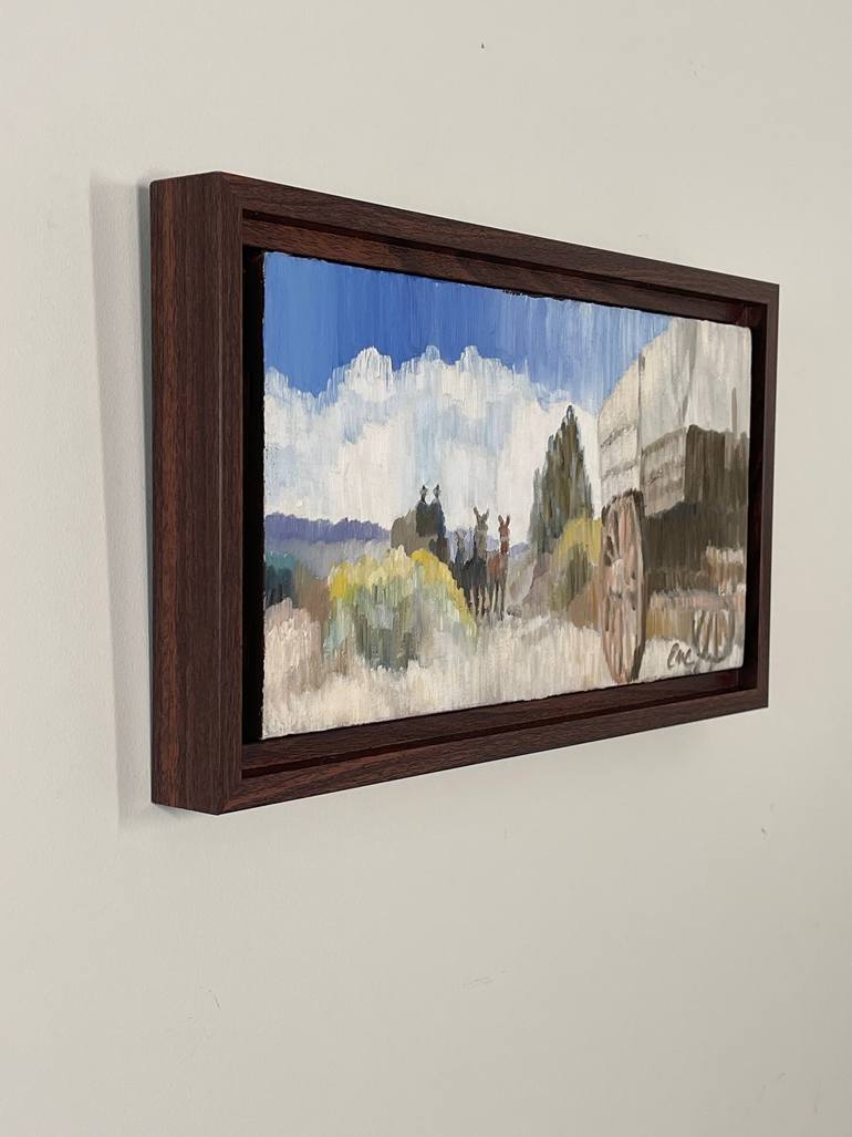 Original Impressionism Cinema Painting by Eve Plumb