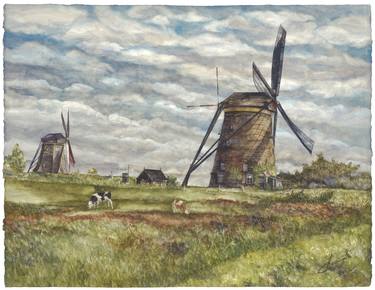 Windmills at Kinderdijk thumb