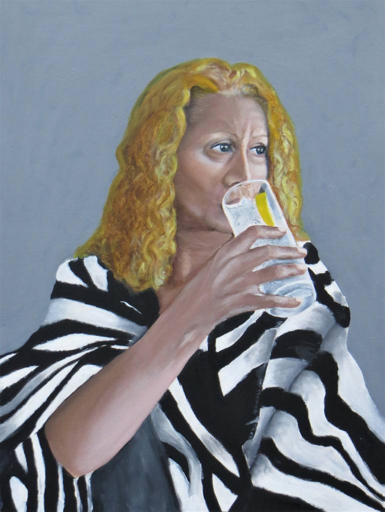Gin and Tonic Painting by Alan Drewett Saatchi Art