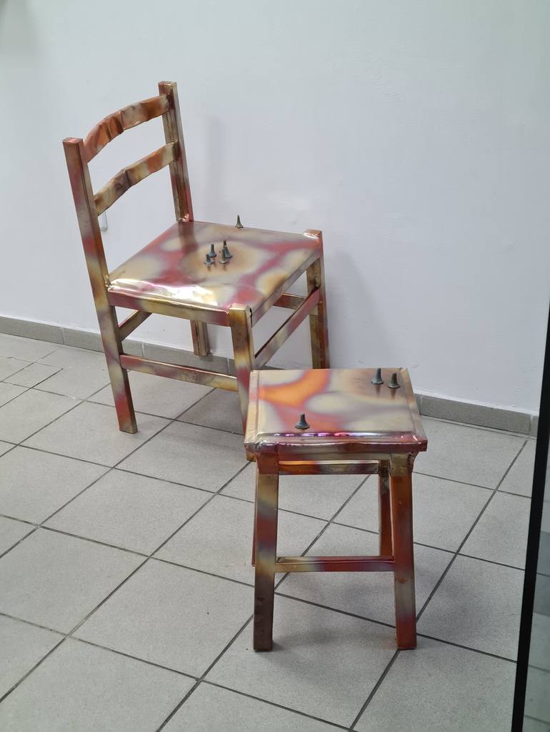 Copper chairs - Print