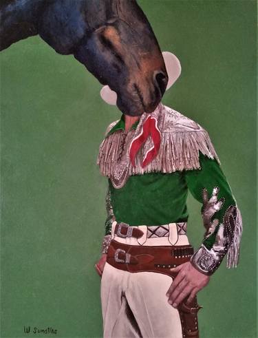 Original Expressionism Horse Paintings by Wayne Sumstine