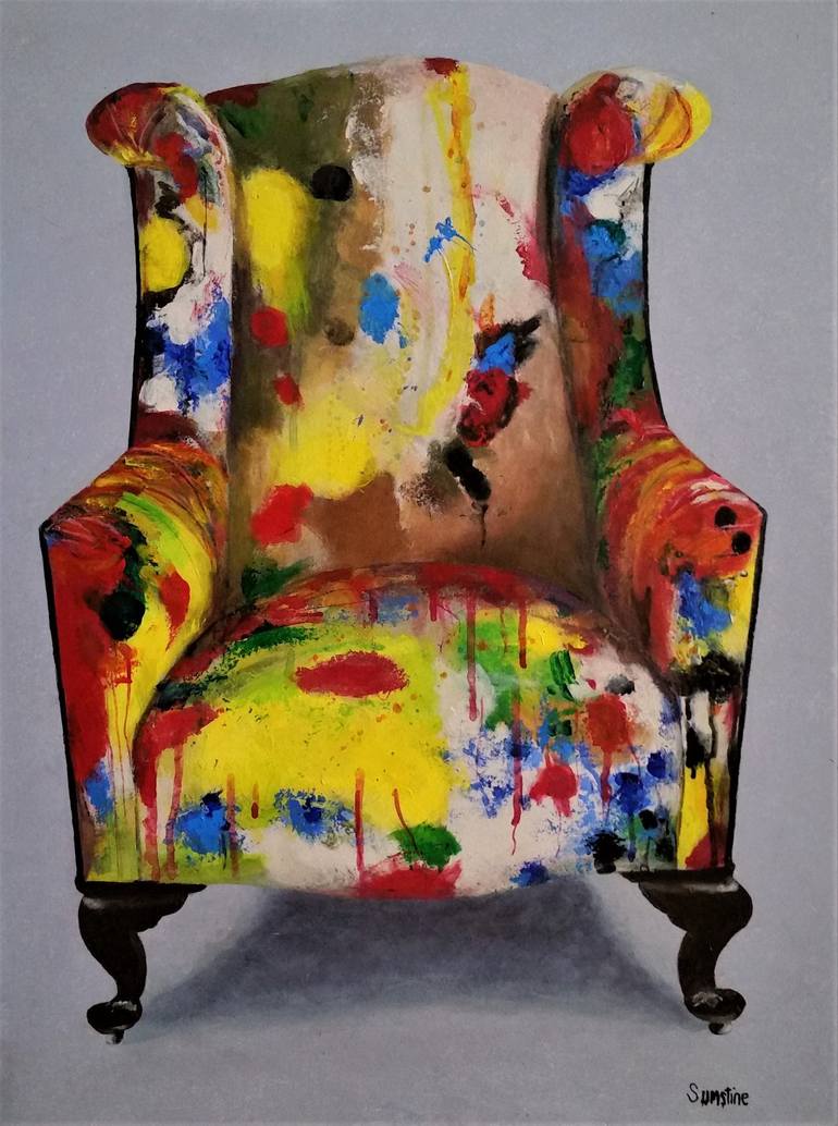 This is Not a Chair Painting by Wayne Sumstine | Saatchi Art