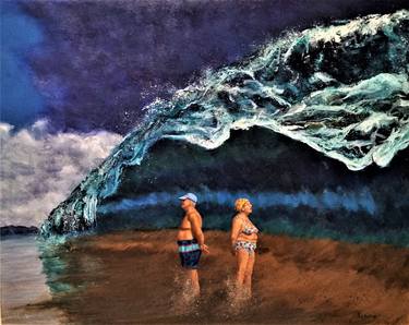 Original Conceptual Seascape Paintings by Wayne Sumstine
