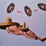 Cattelan Bets Knoxville He Can Take Flying Fuck at Rolling Donut by Wayne Sumstine