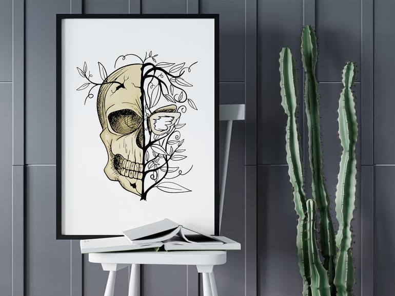 Original Illustration Body Drawing by Gallery Art Cafe