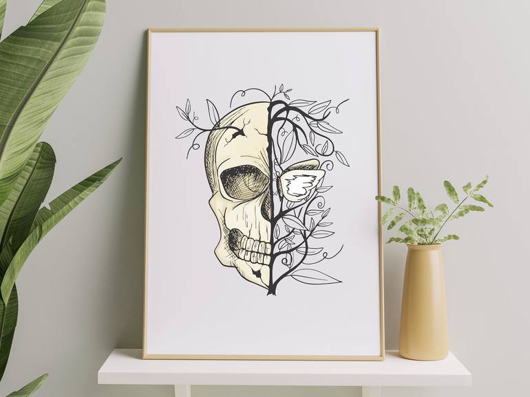 Original Illustration Body Drawing by Gallery Art Cafe