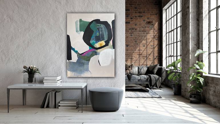 Original Contemporary Abstract Painting by Mantha Art