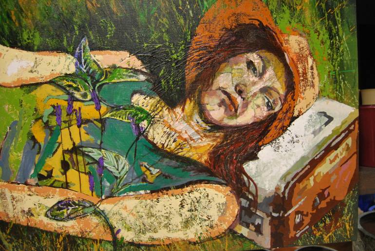 Original Figurative People Painting by Naiker Roman