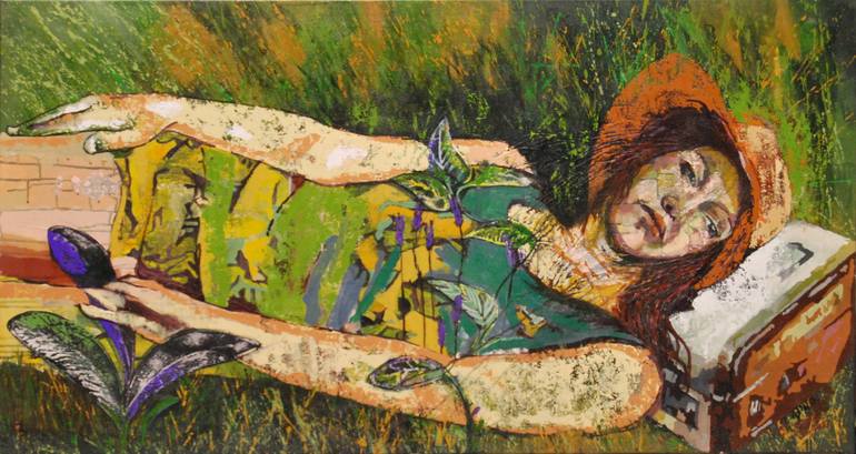 Original Figurative People Painting by Naiker Roman
