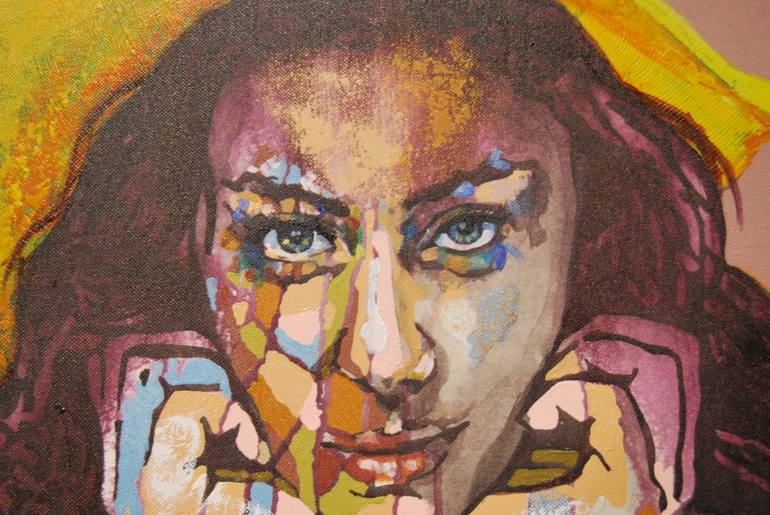 Original Figurative People Painting by Naiker Roman